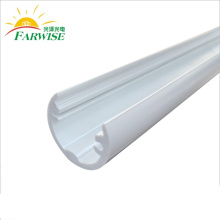 specialized custom white opal plastic LED tube housing